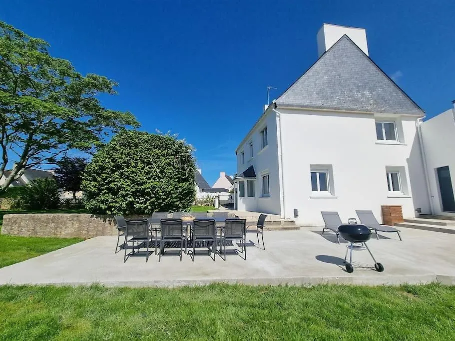 Maison Familiale - 10Pers - 3 Etoiles - Lumineuse Et Cosy - Draps Et Serviettes Inclus - Parking - La Torche 9 Min Saint-Jean-Trolimon